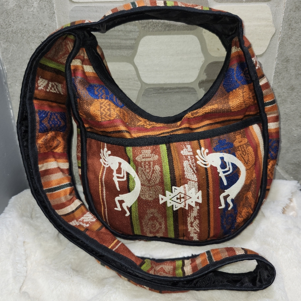 Colorful Tribal Patterned Shoulder Bag